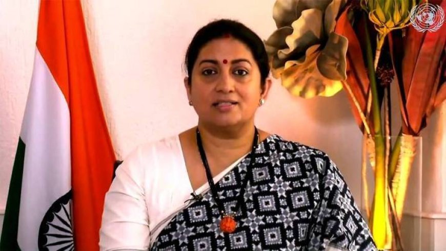 Smriti Irani responds to Congress's attacks regarding the Goa bar and challenges Rahul Gandhi.