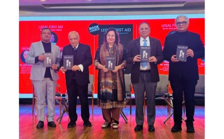 Legal Expert Sunil Kumar Pathak’s book Legal First Aid released at India International Centre
