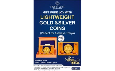 Shagun Coins Offers Affordable Lightweight Gold and Silver Coins for Every Occasion