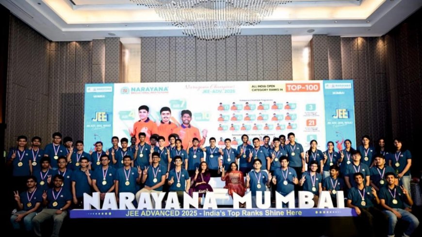 Narayana Mumbai Coaching Organizes Jashn-e-JEET 2025 to Honor JEE Advanced Achievers
