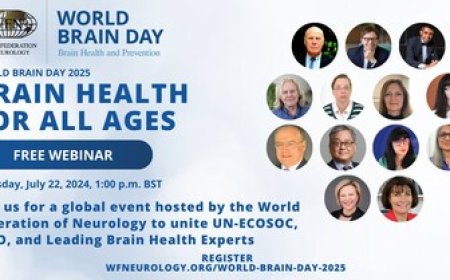The World Federation of Neurology to Host Global Webinar Uniting UN-ECOSOC, WHO and Leading Brain Health Experts for World Brain Day 2025, with the theme Brain Health for All Ages