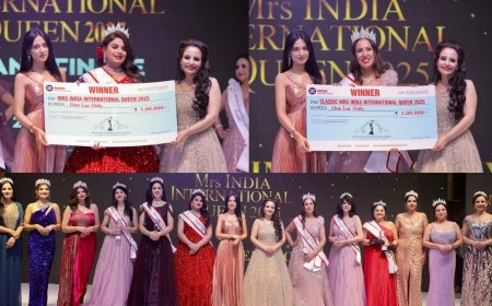 Mrs India International Queen 2025 Winners won Rs 1 Lakh Each: Mrs. Kanupriya Mohan & Dr. Ritu Bir