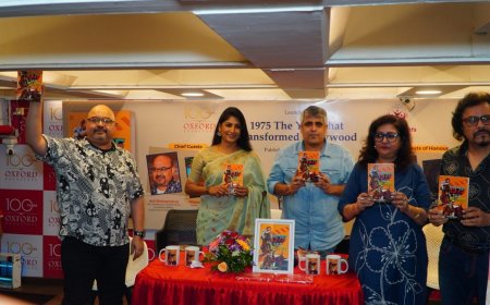 The book launch of “1975 The Year That Transformed Bollywood”