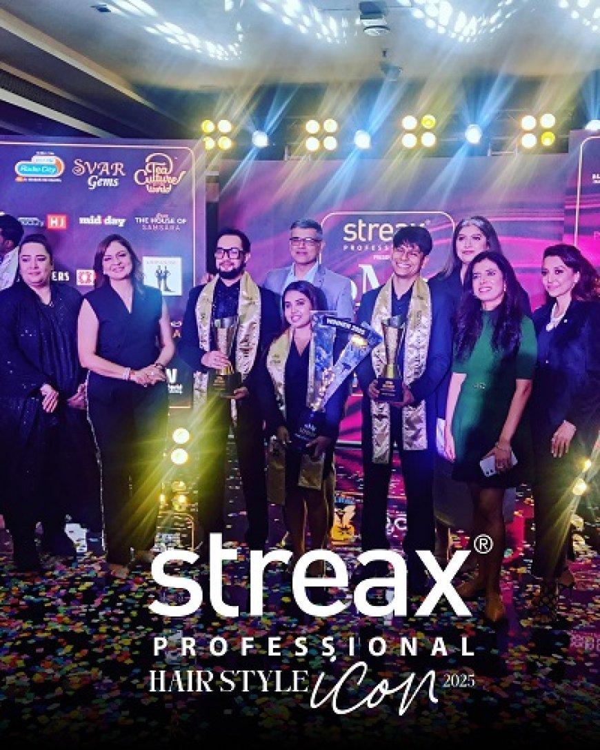 Streax Professional Crowns Hairstyle Icon 2025 at OMG Face of the Year Grand Finale
