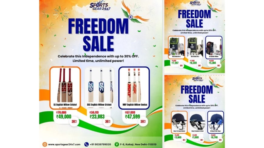 Celebrate Freedom with Power-Packed Discounts – SportsGear24x7 Announces Mega Independence Day Sale