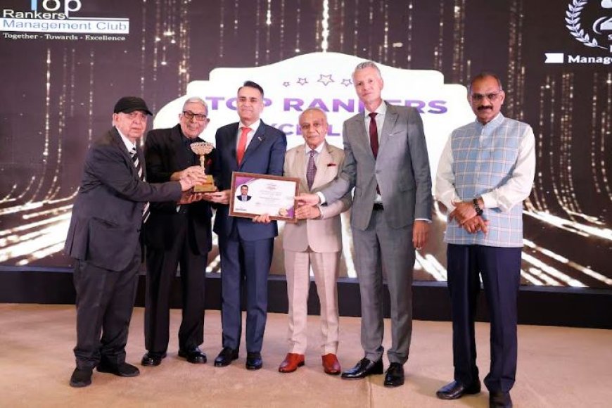 JK Tyre Managing Director Anshuman Singhania Receives Prestigious 'CEO of the Year' Award