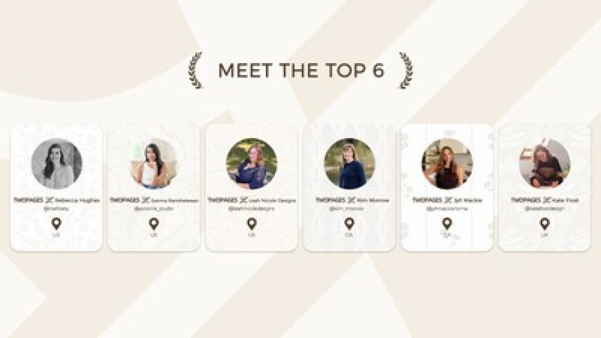 TWOPAGES Announces Top Six Finalists for TWOPAGES X Design Contest 2025