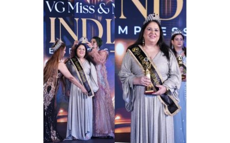 Neera Paritosh Crowned VG Ms India Curvy Second Runner-up at VG Ms India Empress 2025 – A Teacher, Life Coach & Changemaker