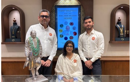 Brother-Sister pair from Ahmedabad Unveils Song honouring PM Modi