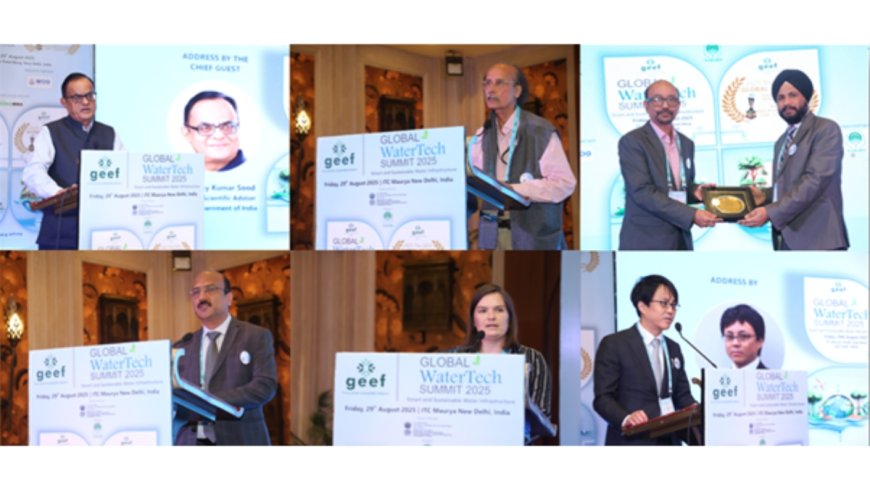 The GEEF hosts Global WaterTech Summit & Awards 2025 in ITC Maurya, New Delhi, India
