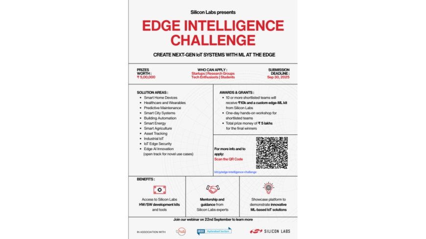 Silicon Labs launches Edge Intelligence Challenge to power Indiaâ€™s Tech Innovation Journey