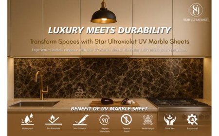 Elevate Interiors with Star Ultraviolet UV Marble Sheets