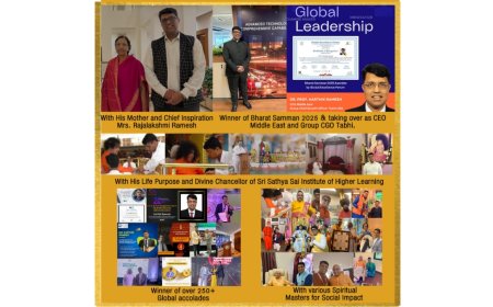 Dr. Karthik Ramesh Honored with Bharat Samman 2025 amidst Major Career Growth as Group Chief Growth Officer & CEO Middle East Tabhi