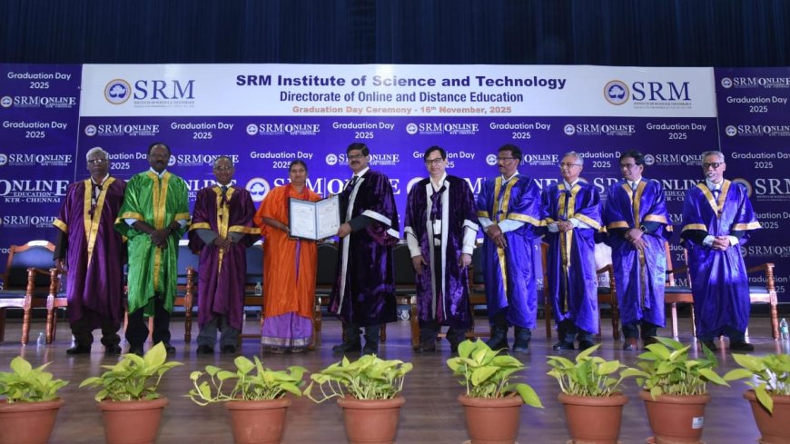 4000 Students Graduate from SRMIST’s Online & Distance Education Course 2025
