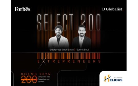 Helious Tech Solutions Listed in Forbes India DGEMS 2025 Select 200 for Industrial AI & Automation