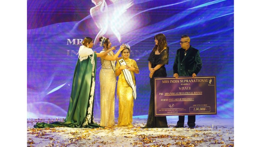 “Telangana Triumphs-Bhargavi Pasagada Crowned Mrs. India Supranational 2025”