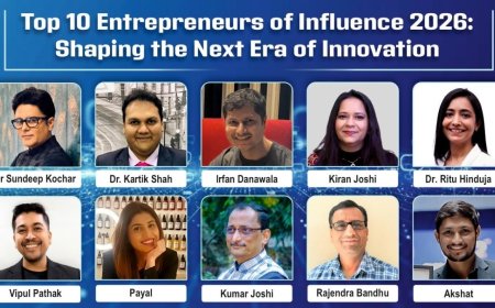 Top 10 Entrepreneurs of Influence 2026 : Shaping The Next Era of Innovation