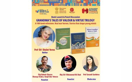 Milestone at New Delhi World Book Fair 2026 as Prof (Dr) Shalini Verma Enters elite 100-Book Published Authors’ Club with the Launch of her Trilogy on Indian Military History