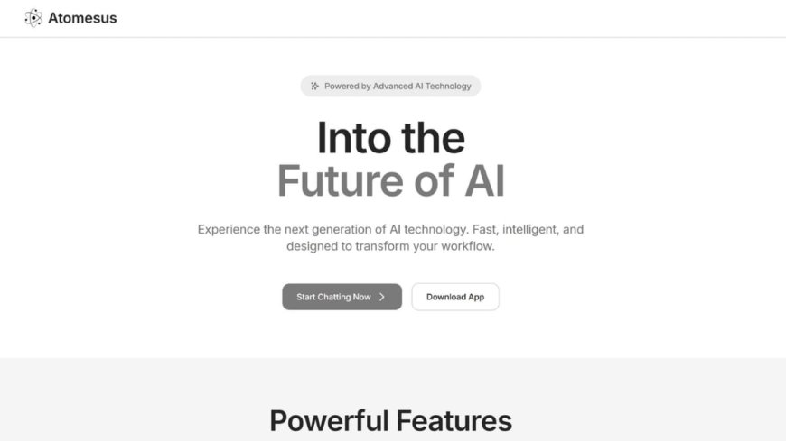 Indian AI Platform Atomesus AI Officially Launched, Offering Unlimited Free AI Access to Everyone
