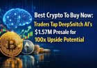 Best Crypto To Buy Now: Traders Tap DeepSnitch AI’s USD 1.57M Presale for 100x Upside Potential, SOL and ADA Downturn Deepens
