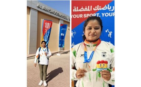 Shilpa Gorakhnath Chavan Makes Impressive Debut with Double Silver at Abu Dhabi Open Masters Games 2026