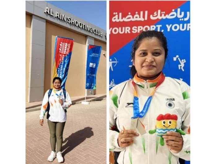 Shilpa Gorakhnath Chavan Makes Impressive Debut with Double Silver at Abu Dhabi Open Masters Games 2026