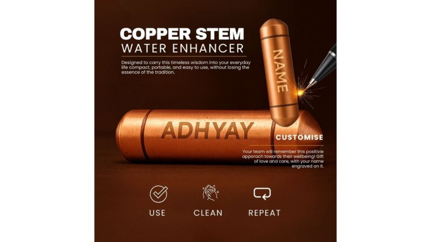 Now People Are Taking Their Hydration Seriously with This Copper Stem Combo