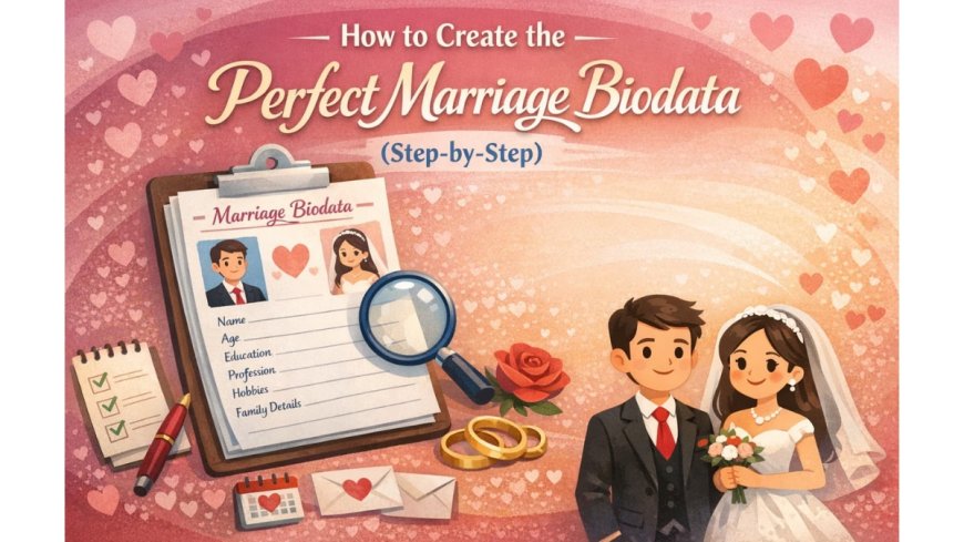 Modern Marriage Preparation: Crafting an Impressive Biodata and Avoiding Costly Wedding Planning Errors