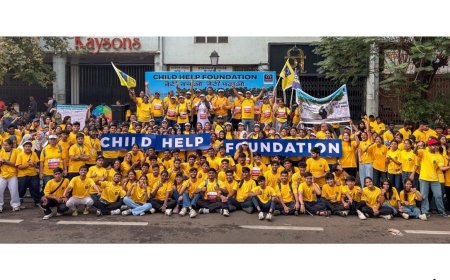 Child Help Foundation Runs for the Girl Child at Tata Mumbai Marathon 2026