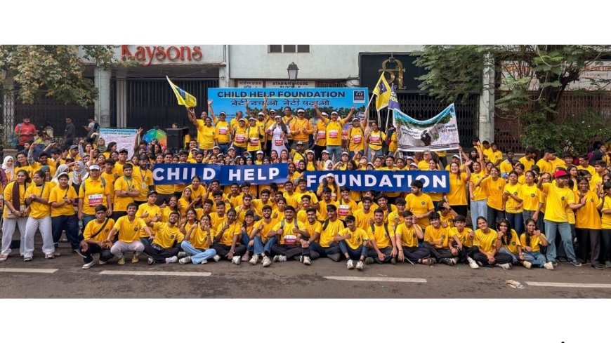 Child Help Foundation Runs for the Girl Child at Tata Mumbai Marathon 2026