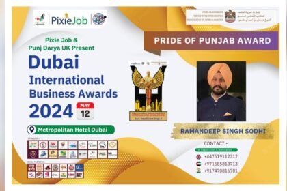 "Renowned Sikh Journalist Ramandeep Singh Sodhi to Receive 'Best Journalist Of Punjabi Diaspora Award' in Dubai"